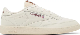 Reebok: Бежевые кроссовки  Club C 85