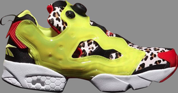 Reebok: Жёлтые кроссовки  InstaPump Fury