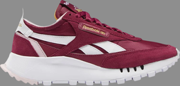 Reebok: Красные кроссовки Classic Leather Legacy