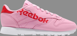 Reebok: Розовые кроссовки  Classic Leather