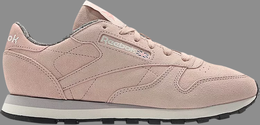 Reebok: Розовые кроссовки Classic Leather