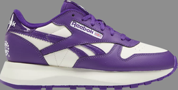 Reebok: Фиолетовые кроссовки  Classic Leather