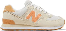 New Balance: Бежевые кроссовки  574