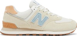 New Balance: Бежевые кроссовки  574