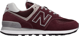 New Balance: Бордовые кроссовки  574