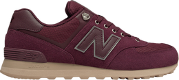 New Balance: Бордовые кроссовки  574