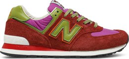 New Balance: Красные кроссовки  574