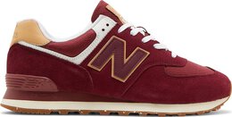 New Balance: Красные кроссовки  574