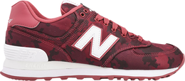 New Balance: Красные кроссовки  574