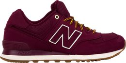 New Balance: Красные кроссовки  574