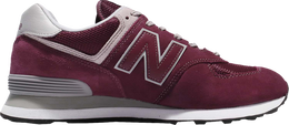 New Balance: Тёмные кроссовки  574