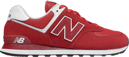 New Balance: Красные кроссовки  574