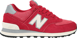 New Balance: Красные кроссовки  574