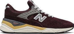 New Balance: Бордовые кроссовки 