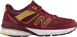New Balance: Бордовые кроссовки 
