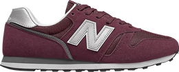 New Balance: Бордовые кроссовки  373