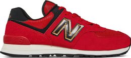 New Balance: Красные кроссовки  574