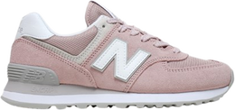 New Balance: Розовые кроссовки  574