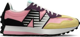 New Balance: Розовые кроссовки  327