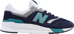 New Balance: Голубые кроссовки  997