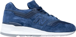 New Balance: Синие кроссовки  997