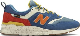 New Balance: Голубые кроссовки  997