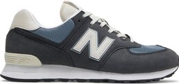 New Balance: Серые кроссовки  574