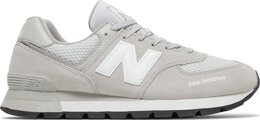 New Balance: Синие кроссовки  574