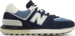 New Balance: Синие кроссовки  574