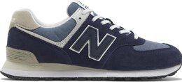 New Balance: Тёмные кроссовки  574