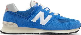 New Balance: Белые кроссовки  574