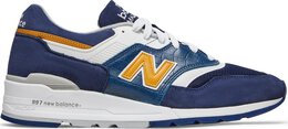 New Balance: Синие кроссовки  997