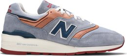 New Balance: Синие кроссовки  997