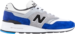 New Balance: Голубые кроссовки  997