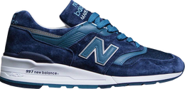 New Balance: Синие кроссовки  997