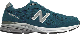 New Balance: Синие кроссовки 