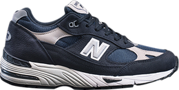 New Balance: Синие кроссовки  991