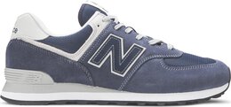 New Balance: Голубые кроссовки  574