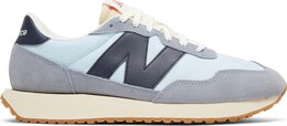 New Balance: Синие кроссовки  237