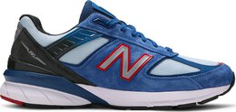 New Balance: Голубые кроссовки 