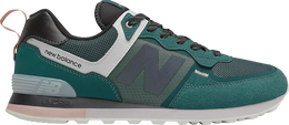 New Balance: Розовые кроссовки  574