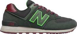 New Balance: Тёмные кроссовки  574