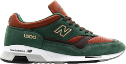 New Balance: Зелёные кроссовки  1500