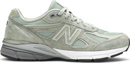 New Balance: Зелёные кроссовки 