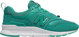 New Balance: Зелёные кроссовки  997H