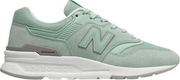 New Balance: Зелёные кроссовки  997H