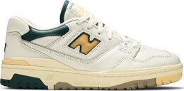 New Balance: Зелёные кроссовки  550