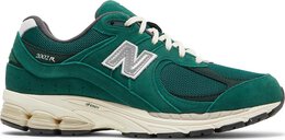 New Balance: Зелёные кроссовки  2002R