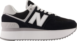 New Balance: Чёрные кроссовки  574