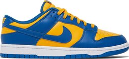 Nike: Жёлтые кроссовки  Dunk Low